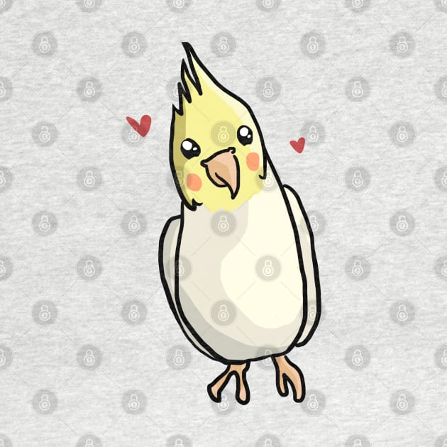 Cute cockatiel being happy by azaswi